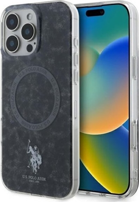 Attēls no U.S. Polo Assn US Polo USHMP16XHOCLDPK iPhone 16 Pro Max 6.9" czarny/black IML Ring MagSafe