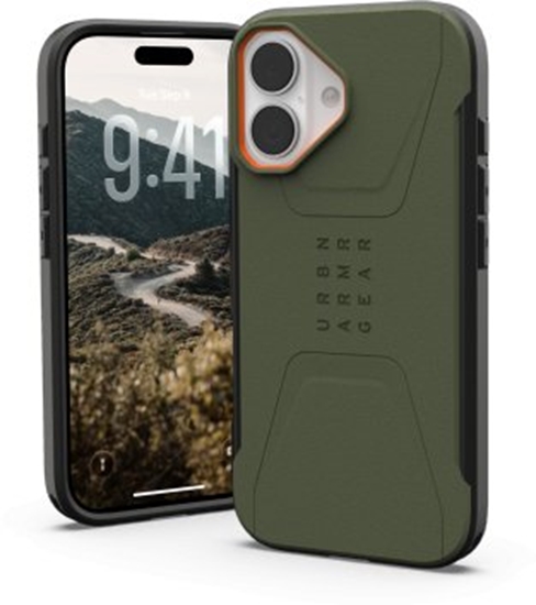 Picture of UAG Civilian MagSafe - etui do iPhone 17 kompatybilne z MagSafe (olive/orange)
