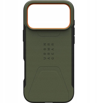 Attēls no UAG Civilian MagSafe - etui do iPhone 17 Pro Max kompatybilne z MagSafe (olive/orange)