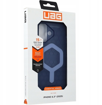 Picture of UAG Essential Armor MagSafe - etui do iPhone 17 kompatybilne z MagSafe (cloud blue)