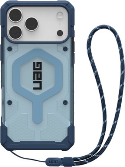Picture of UAG Pathfinder Clear MagSafe Bundle - etui do iPhone 17 Pro Max kompatybilne z MagSafe oraz smycz na nadgarstek (blues)