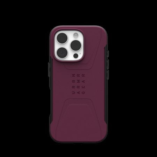Picture of UAG Civilian Magsafe iPhone 16 Pro Case - Red