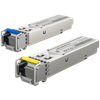 Picture of UBIQUITI 1G BIDIRECTIONAL SINGLE-MODE OPTICAL MODULE. SFP TRANSCEIVER THAT SUPPORTS 1G CONNECTIONS UP TO 3 KM USING SINGLE-MODE FIBER WITH A SIMPLEX LC UPC CONNECTOR (20-PACK)