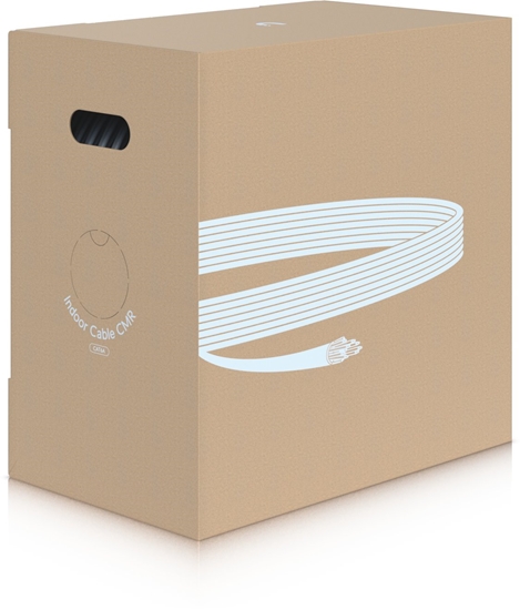 Изображение Ubiquiti UACC-Cable-C6A-CMR kabel sieciowy Biay 305 m Cat6a U/UTP (UTP)