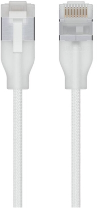 Attēls no Ubiquiti UACC-Cable-Patch-EL-C6A-12M-W kabel sieciowy Póprzezroczysty, Biay Cat6a