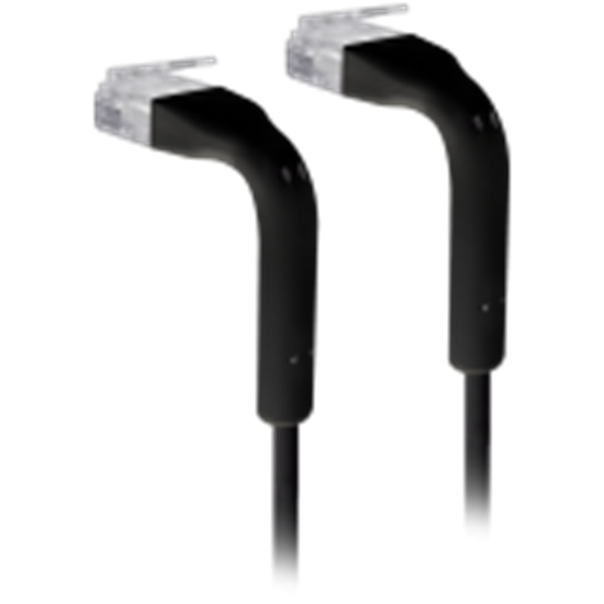 Picture of UBIQUITI ULTRA-THIN PATCH CABLE WITH BENDABLE BOOTS DESIGNED FOR INSTALLATION FLEXIBILITY / BLACK / 5 M