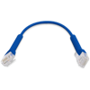 Picture of UBIQUITI ULTRA-THIN PATCH CABLE WITH BENDABLE BOOTS DESIGNED FOR INSTALLATION FLEXIBILITY / BLUE / 0.3 M