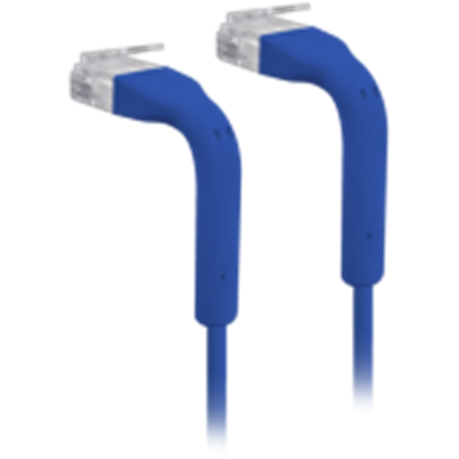 Picture of UBIQUITI ULTRA-THIN PATCH CABLE WITH BENDABLE BOOTS DESIGNED FOR INSTALLATION FLEXIBILITY / BLUE / 3 M