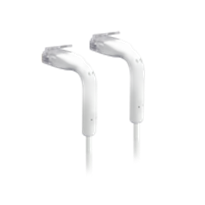 Picture of UBIQUITI ULTRA-THIN PATCH CABLE WITH BENDABLE BOOTS DESIGNED FOR INSTALLATION FLEXIBILITY / WHITE / 0.1 M (50-PACK)