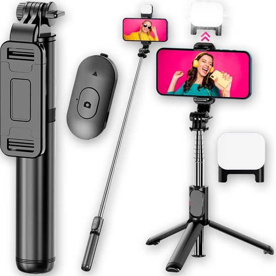 Picture of Uchwyt do telefonu 3w1 LTC Selfiestick + Statyw tripod + Lampa