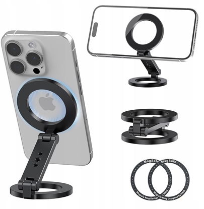 Picture of Uchwyt Mocowanie 2x Magnes Magnetyczne Na Telefon Smartfon Iphone Mag Safe Magsafe/ Vrig / Mg-26