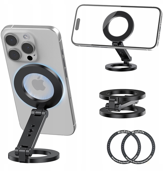 Picture of Uchwyt Mocowanie 2x Magnes Magnetyczne Na Telefon Smartfon Iphone Mag Safe Magsafe/ Vrig / Mg-26