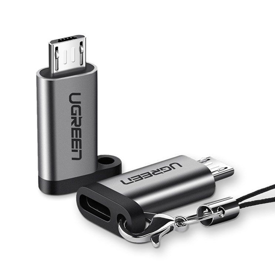 Picture of Ugreen Ugreen adapter USB Type C to micro USB adapter gray (50590) Grey
