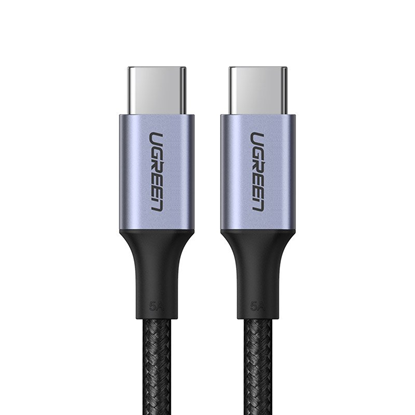Picture of UGREEN USB-C to USB-C Cable 100W Braided Black 2m