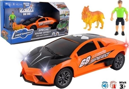 Picture of Uliczne szale?stwo - Samoch?d pomara?czowy sport