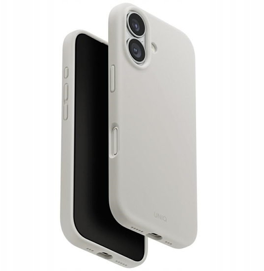Picture of UNIQ Lino Case for iPhone 17 Magclick Charging Light Gray