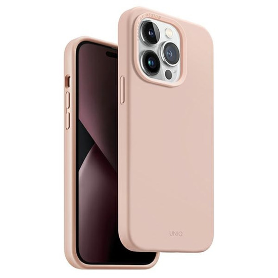 Изображение UNIQ etui Lino Hue iPhone 14 Pro 6,1" Magclick Cha