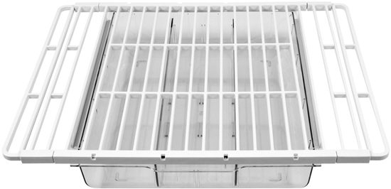 Picture of Universals ledusskapja plaukts ar atvilktni partikai Frigo 38-53 3x35 5x8 7cm 8000303313700