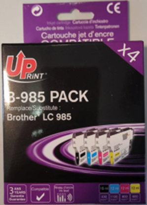 Picture of UPrint Brother LC985 4 Pack BK / C/ M/ Y