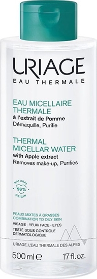 Picture of Uriage Thermal Micellar Water Pyn micelarny z ekstraktem z jabka do cery mieszanej i tustej 500ml