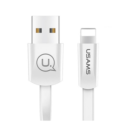 Изображение Kabel USB Usams USB-A - Lightning 1.2 m Biay (SJ199IP02)