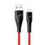 Picture of USAMS Kabel pleciony U41 microUSB 2m 2A czerwony|r