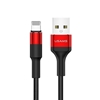 Изображение Kabel USB Usams USB-A - Lightning 1.2 m Czerwony (SJ220IP02)