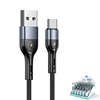 Изображение Kabel USB Usams USB-A - USB-C 1 m Czarny (SJ449ZJ01)
