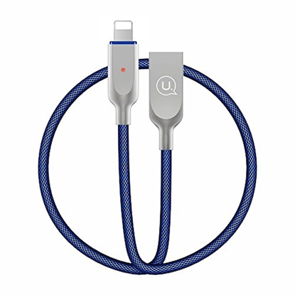 Picture of Kabel USB Usams USB-A - Lightning 1.9 m Niebieski (IPYSUSB202)