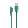 Изображение Kabel USB Usams USB-A - Lightning 1 m Zielony (SJ500USB04)