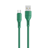 Изображение Kabel USB Usams USB-A - microUSB 1 m Zielony (SJ502USB04)