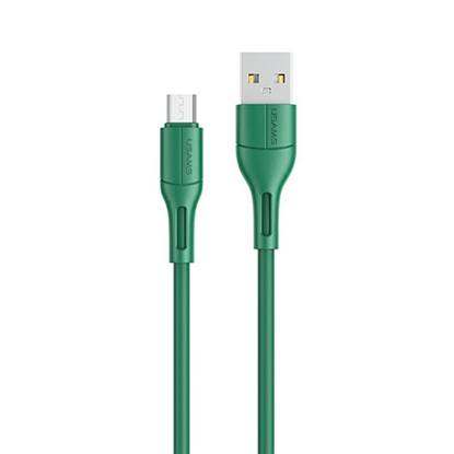 Picture of Kabel USB Usams USB-A - microUSB 1 m Zielony (SJ502USB04)