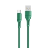 Изображение Kabel USB Usams USB-A - microUSB 1 m Zielony (SJ502USB04)