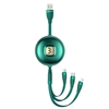 Picture of USAMS Kabel U69 3w1 1m zielony|green (lightning|mi