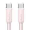 Picture of USAMS Kabel USB-C|USB-C 1m SJ734 różowy|pink YU Se