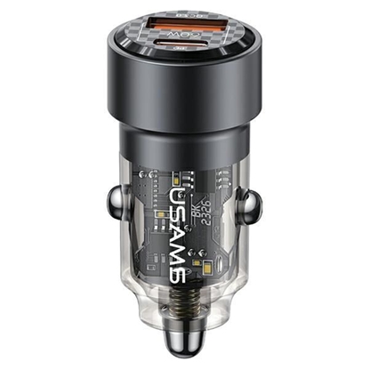 Изображение USAMS Ład. sam. C39 USB+USB-C 60W Fast Charge czar