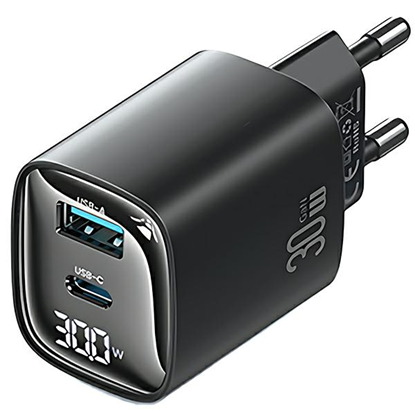Изображение USAMS Ład. siec. CC229 30W GaNUSB-C|USB-A Fast Cha