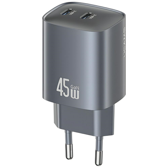 Picture of Wall charger USAMS CC305 T66 45W GaN 2xUSB-C tarni