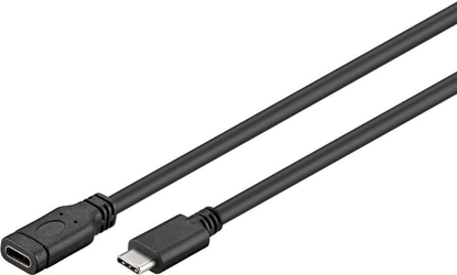 Изображение Kabel USB MicroConnect USB-C - USB-C 1.8 m Czarny (USB-C 3.0 Extension Cable,)