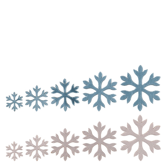 Изображение Uzlīmes Kapel Crafting Decoraction sniegpārsla 10gab.