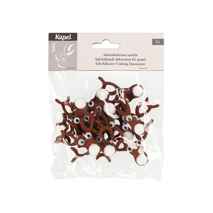 Изображение Uzlīmes Kapel ziemeļbriedis filca 12gab.