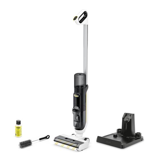 Изображение Vacuum Cleaner|KARCHER|Three-in-one floor cleaner FCV 3|Upright/Wet/dry/Cordless|White|Weight 3.8 kg|1.056-122.0
