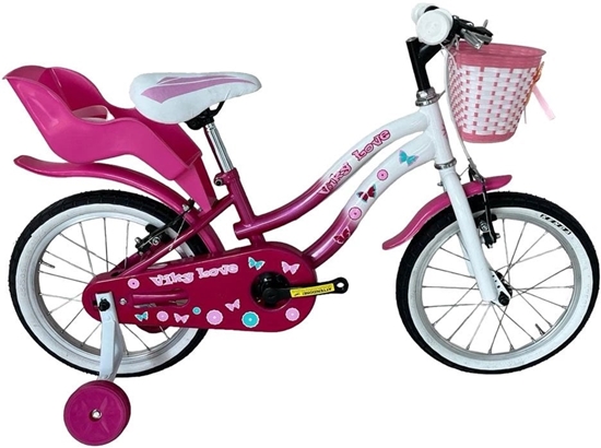 Picture of Vaikikas dviratis Viky Love 14", baltas/roinis