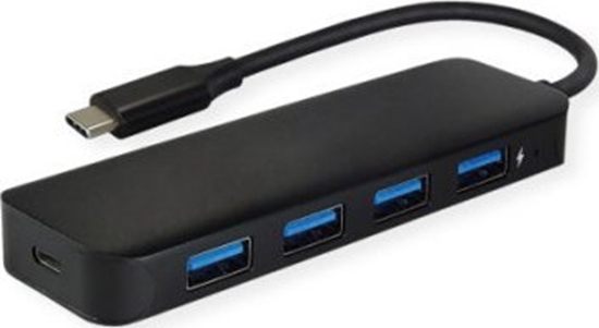 Picture of Value USB 3.2 Gen 1 Hub, 4 Ports, Type C Connection Cable