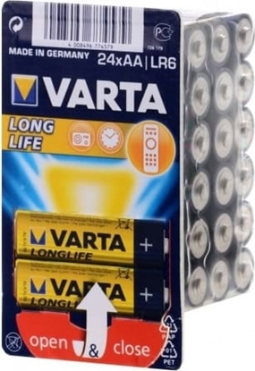 Attēls no Varta Batterie LONGLIFE AA  Mignon LR6                 24St.