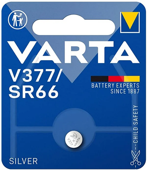 Picture of Varta V377|SR66 | 1,55 V Alkaline baterija 1 gab.