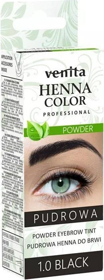 Picture of VENITA_Henna Color Powder pudrowa henna do brwi 1.0 Black 4g