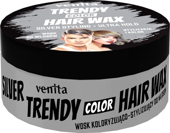 Picture of VENITA_Trendy Hair Wax wosk do wosów Silver 75g