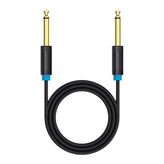 Picture of Kabel Vention Jack 6.3 mm - Jack 6.3 mm 3m czarny (BAABI)