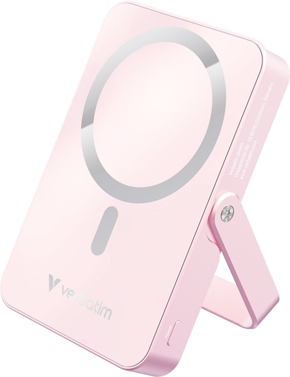 Picture of Verbatim Power Bank mit Standfuß mag.wireless 10000mA pink  32267